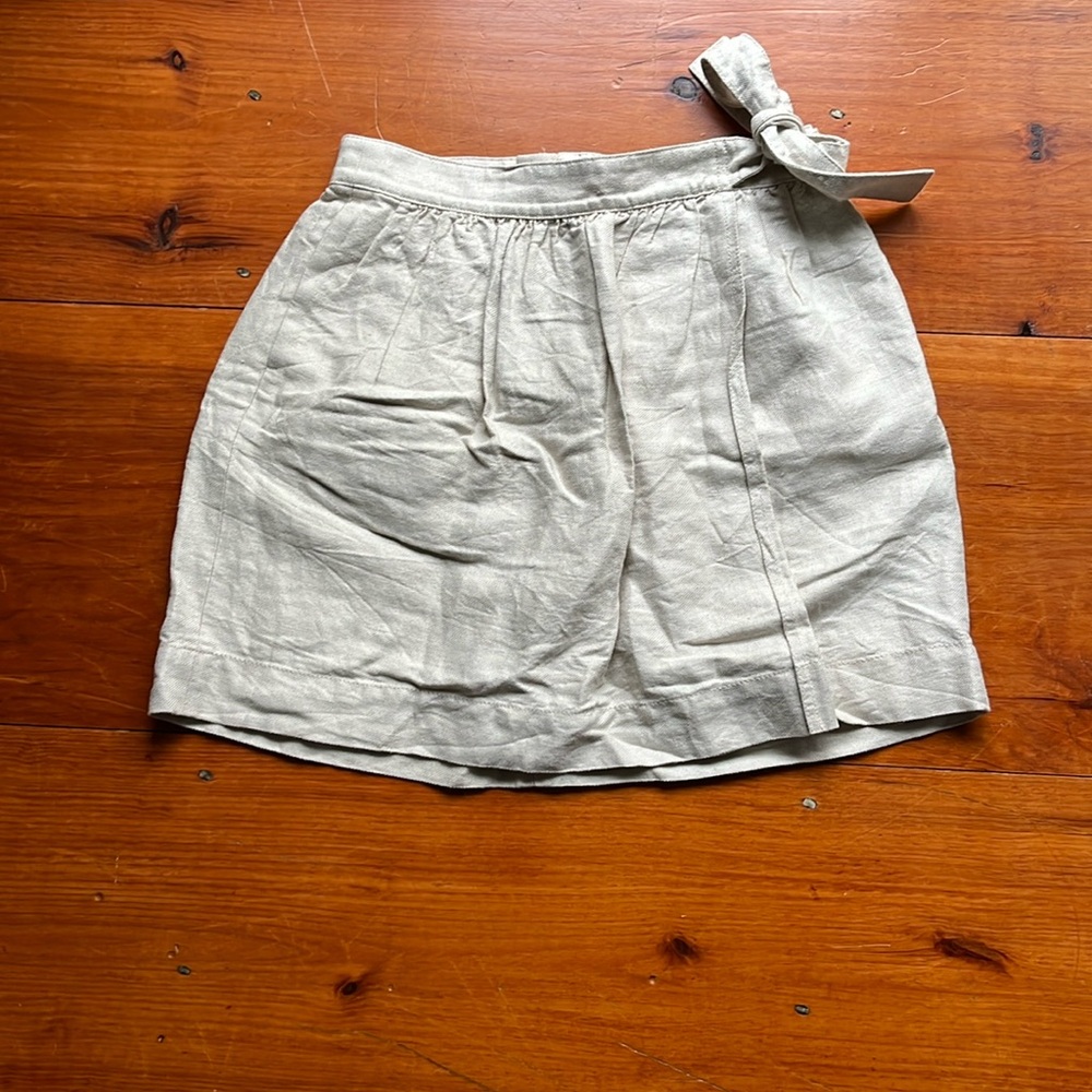 J. Crew linen skirt